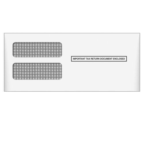 3up 1099 Double Window Envelope (banded in 25's)