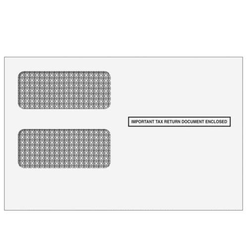 W-2/1099 Double Window Envelopes