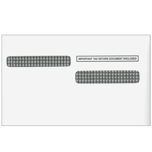 4up W-2 Double Window Envelope - Alternate Version