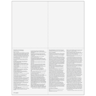W-2 Employee Copies 2/2/B/C - 4up Quadrant 2 W-2 Employee Copies 2/2/B/C - 4up Quadrant - Image 2