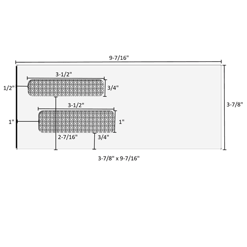 80524 3-7/8in x 9-7/16in double window envelope - moisture seal