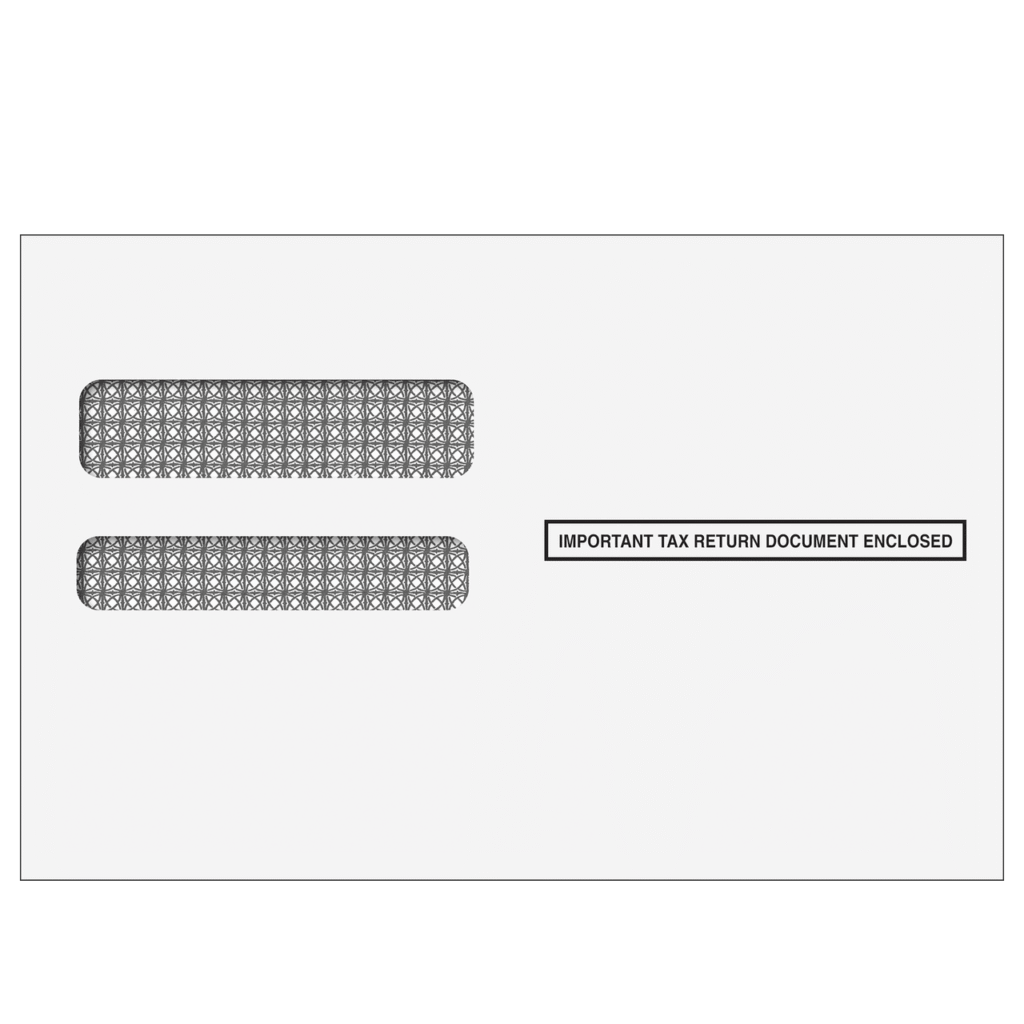 1095 Double Window Envelopes (Moisture Seal) 1 1095 Double Window Envelopes (Moisture Seal)