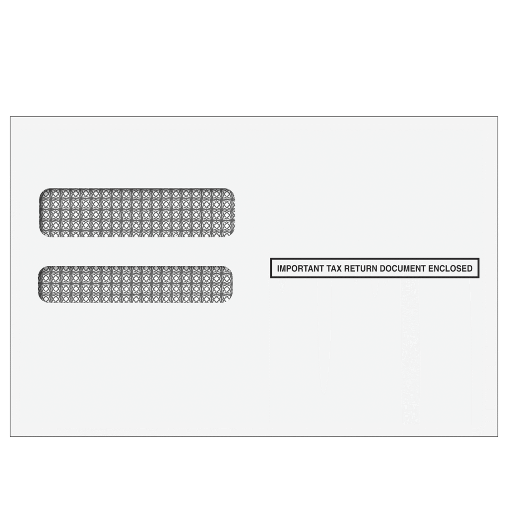 1095 Double Window Envelope (Self Seal) 1 1095 Double Window Envelope (Self Seal)