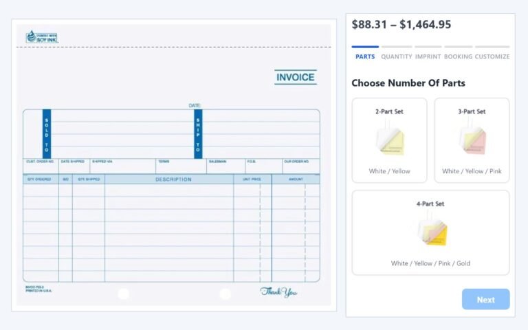 Invoice designer