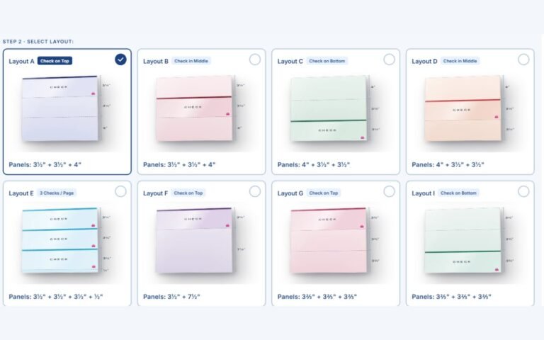 Laser check designer