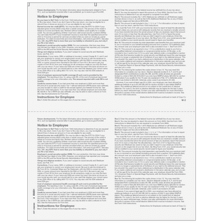 Traditional W-2 Form 3-part E-file Set (Preprinted) 3 Traditional W-2 Form 3-part E-file Set (Preprinted) - Image 3