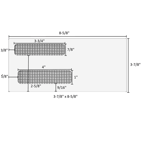 E9156414 3-7/8in x 8-5/8in double window envelope - moisture seal