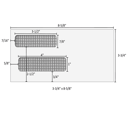 E938S 3-3/4in x 8-5/8in double window envelope - self seal