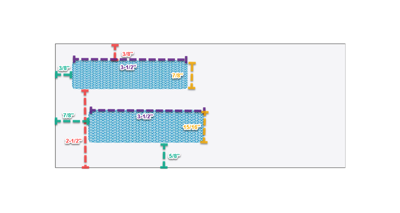 Double Window Envelope for 3-3/4 x 8-3/4 Laser Checks Top 1 ENV-937 3-3/4in x 8-3/4in double window envelope - moisture or self seal