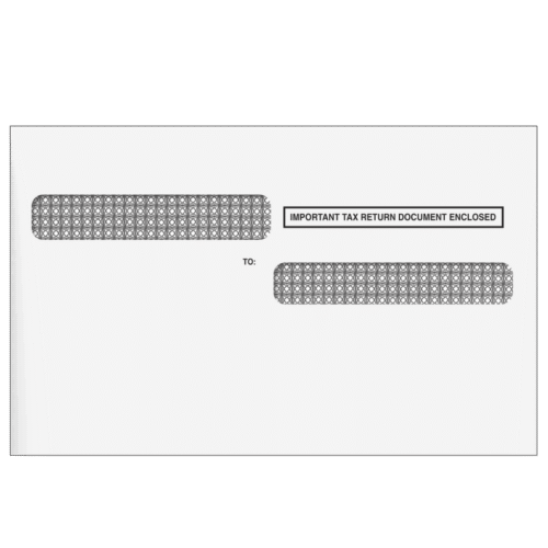 1099-R Envelope - 4up Quadrant (for Inserting Equipment) qty: 500